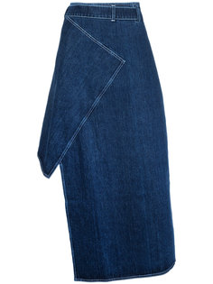 джинсовая юбка с запахом Lærke Andersen