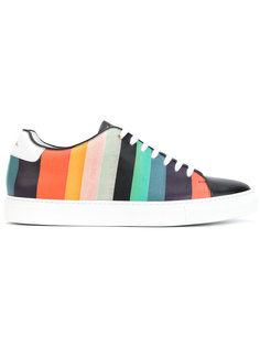 striped lace-up sneakers Paul Smith