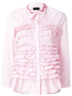 ruffled embroidered collar shirt Simone Rocha