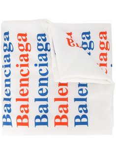 шаль с принтом логотипа Balenciaga