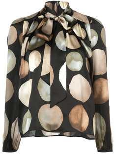 lunar print blouse Co