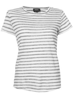 striped T-shirt A.P.C.