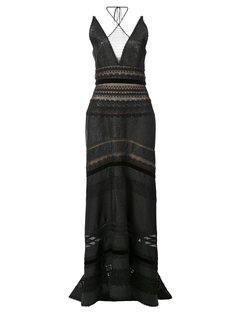 tiered halterneck dress Roland Mouret