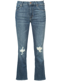 distressed cropped jeans Mother