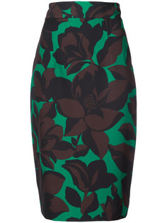 macro floral print skirt Milly