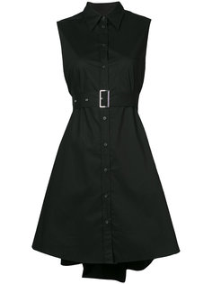 sleeveless asymmetric hem shirt dress Mm6 Maison Margiela