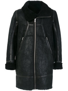 пальто с панельным дизайном Rick Owens