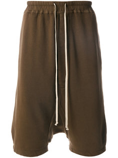 drop-crotch drawstring sweatshorts Rick Owens DRKSHDW