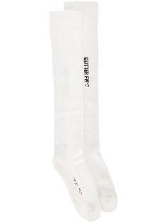 удлиненные носки Glitter FW17 Rick Owens