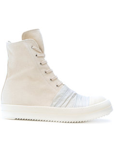 кроссовки с драпировкой Rick Owens DRKSHDW