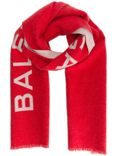 шарф-плед с логотипом Balenciaga