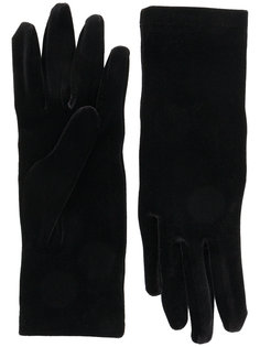 бархатные перчатки Balenciaga