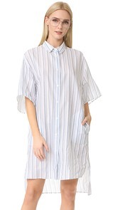 Acne Studios Debrah Striped Shirtdress