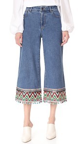 alice + olivia Beta High Waisted Cropped Jeans