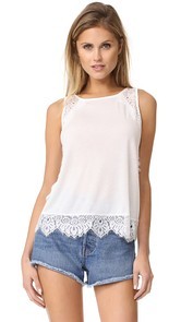 BB Dakota Brent Scallop Lace Tank