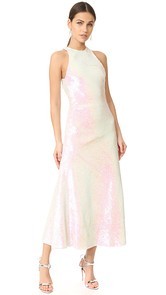 Alexander Wang Racer Front Sequin Dress