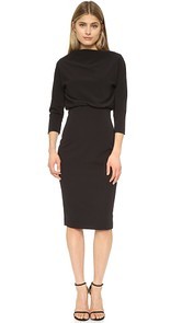 Badgley Mischka Collection Long Sleeve Dress