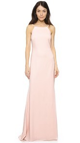 Badgley Mischka Collection Open Back Gown