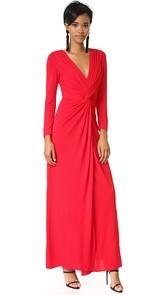 Badgley Mischka Collection Twist Front Gown