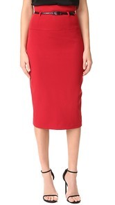 Black Halo High Waisted Pencil Skirt