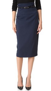 Black Halo High Waisted Pencil Skirt