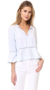 Bella Dahl Peplum Shirt