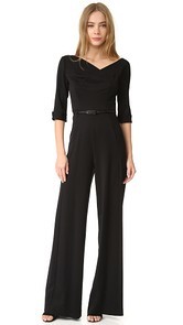 Black Halo 3/4 Sleeve Jackie Jumpsuit