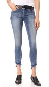 Blank Denim Step Hem Skinny Jeans