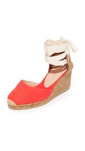 Castaner Washed Canvas Wedge Espadrilles