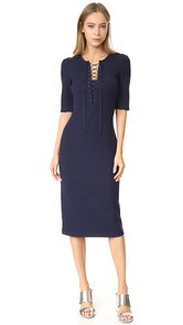 Derek Lam 10 Crosby Lace Up T-Shirt Dress