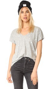 bobi V Neck High Low Tee