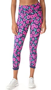Beyond Yoga x Kate Spade New York Lux Print Lunar Cutout Leggings
