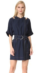 Derek Lam 10 Crosby Belted Utility Dress