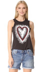 Chaser Painted Heart Tank