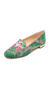 Charlotte Olympia Flamingo Slippers
