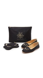 Charlotte Olympia Cat Nap Slipper Set