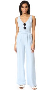 cupcakes and cashmere Deven Washed Chambray Jumpsuit
