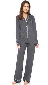 Cosabella Bella Long Sleeve Top & Pant PJ Set