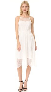 cupcakes and cashmere Strady Lace Midi Dress
