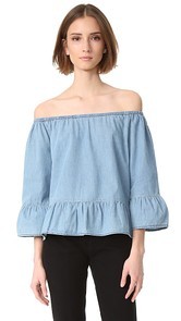 cupcakes and cashmere Off Shoulder Top