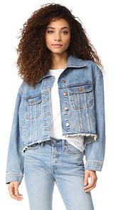 DL1961 Zoe Cut Off Jean Jacket