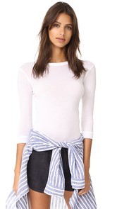 Enza Costa Crew Neck Tee