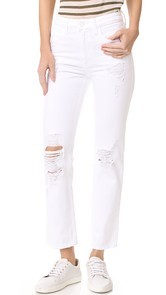 Denim x Alexander Wang Cult Cropped Straight Jeans