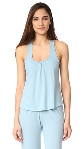 Eberjey Heather Racer Back Tank
