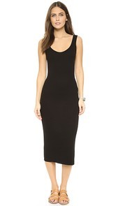 Enza Costa Ribbed Tank Dress