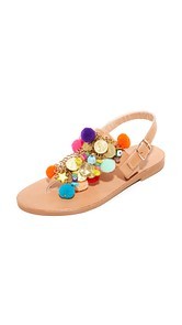 Elina Linardaki Jelly Tots Thong Sandals