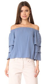 Ella Moss Stella Off the Shoulder Blouse