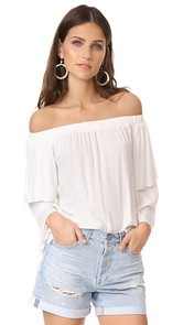 Ella Moss Stella Off the Shoulder Blouse