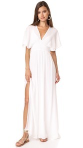 Ella Moss Shirred Maxi Dress