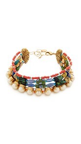 Erickson Beamon Imitation Pearl Safari Choker